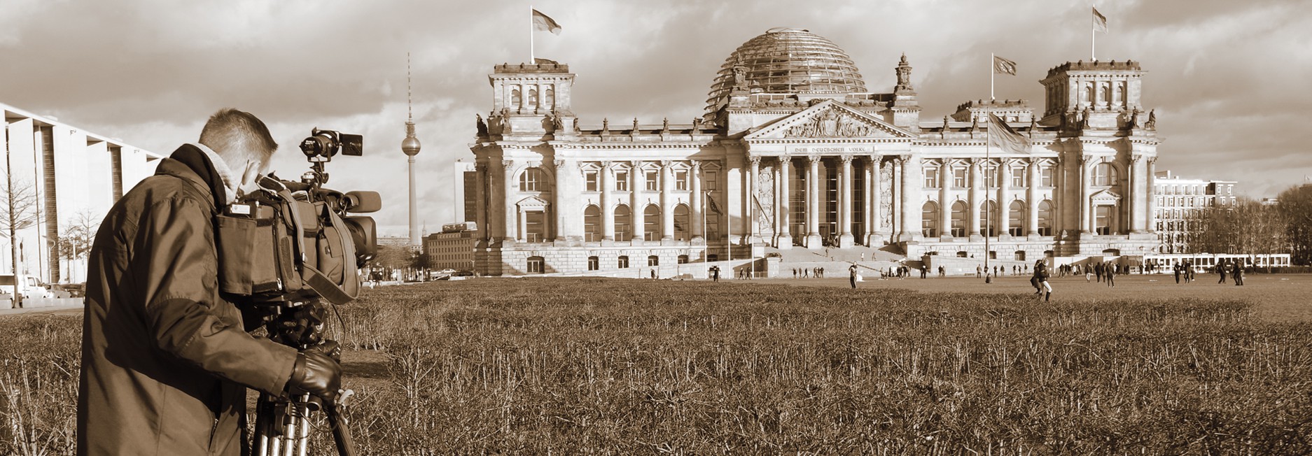 Production Reichstag Berlin German Parliament